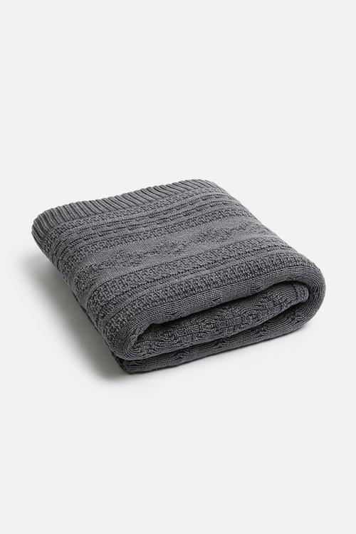 Ida throw - grey