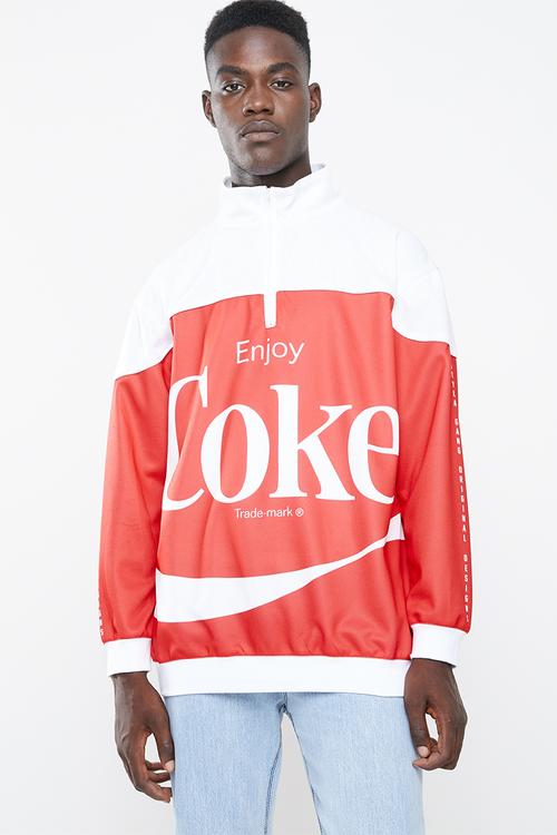 Coke Threds X Sgod light summer sweater - red/white