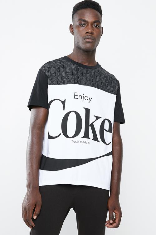 Coke Threds X Sgod tee - black/white