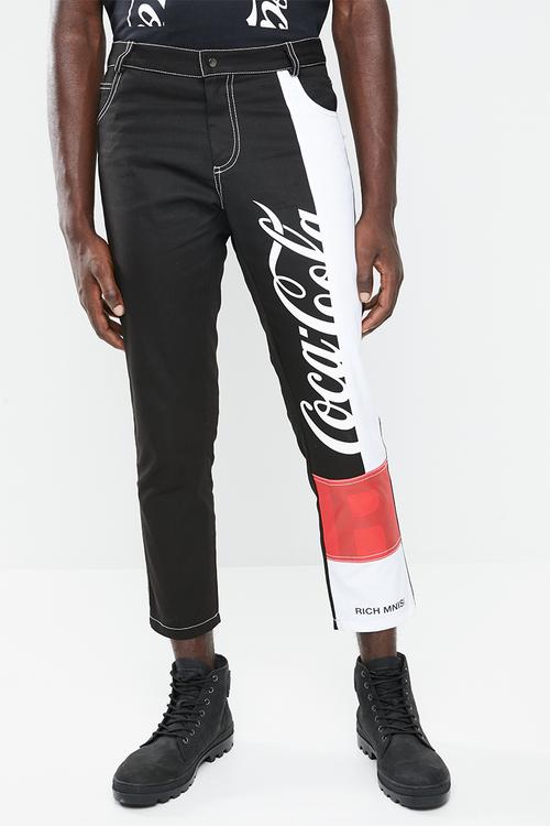 Coke Threds X Rich Mnisi jeans - black/print