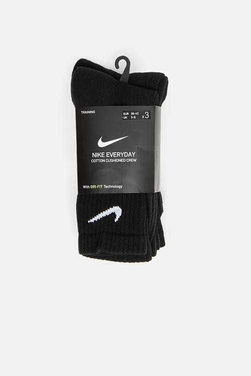 Nike everyday cushion crew - black & white