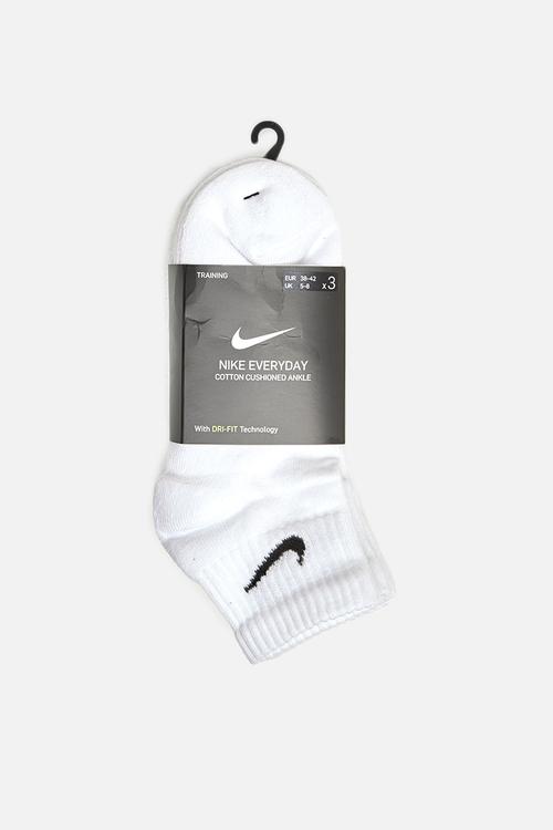 Nike everyday cushion ankle - white & black