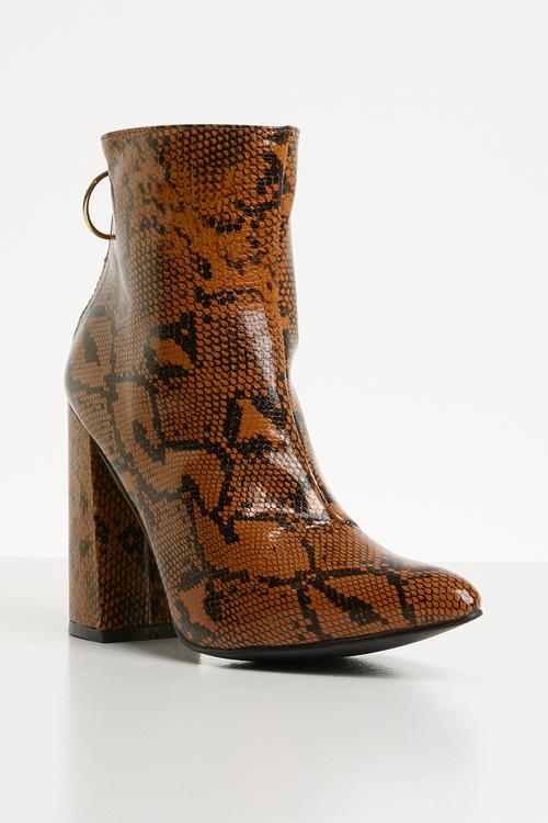 Remy ankle boot - snake