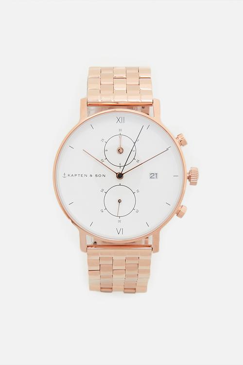 Chrono steel - rose gold