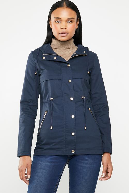 Hooded parka - navy