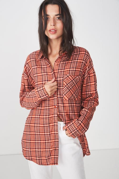 Casual hudson shirt - orange 