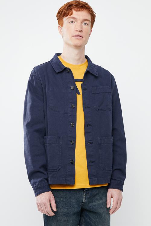 Overdyed worker jacket - navy