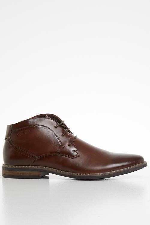 Caleb lace-up boot - brown