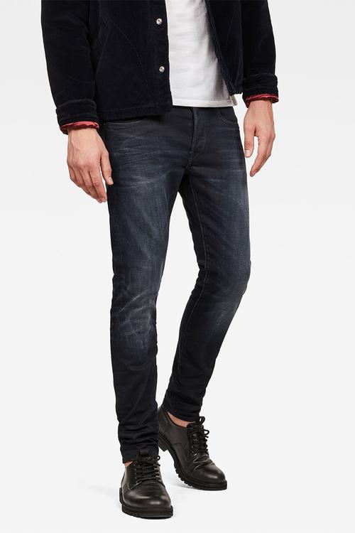3301 Slim-elto super stretch denim - black