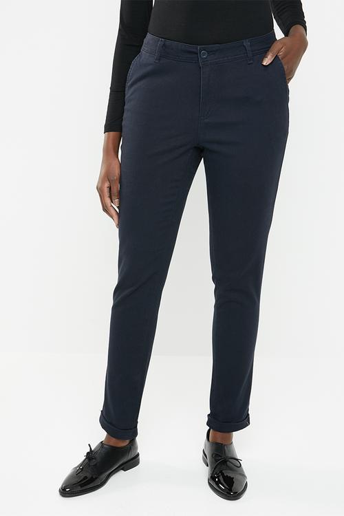 Straight leg pants - navy