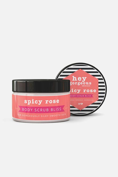 Spicy Rose Petal Infused Body Scrub Bliss