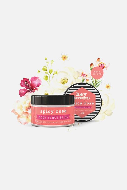 Spicy Rose Petal Infused Body Scrub Bliss
