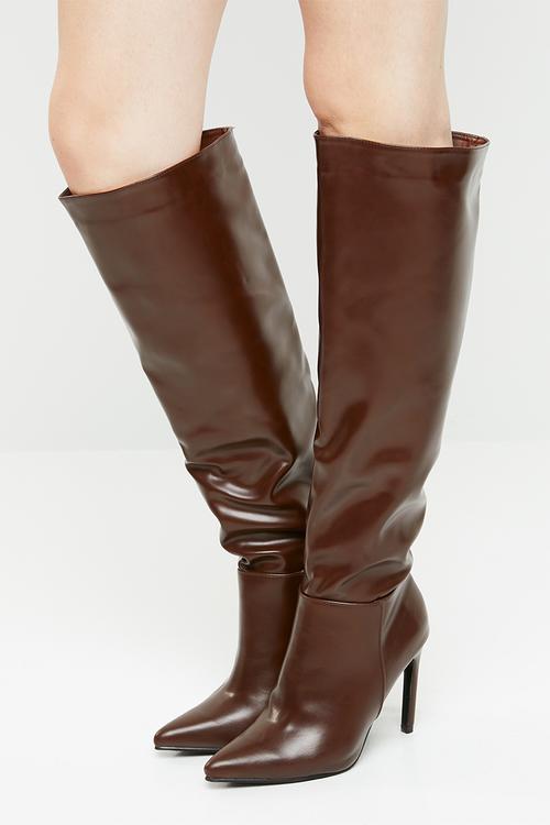 Nix knee high boot - burgundy