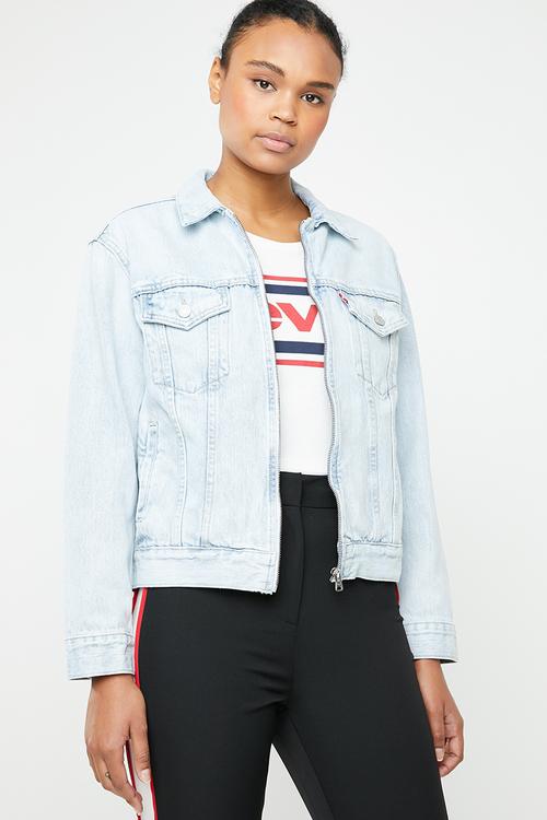 Ex-bf zip trucker - blue 