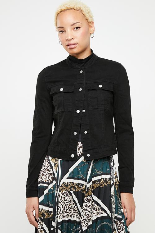 Denim jacket - black