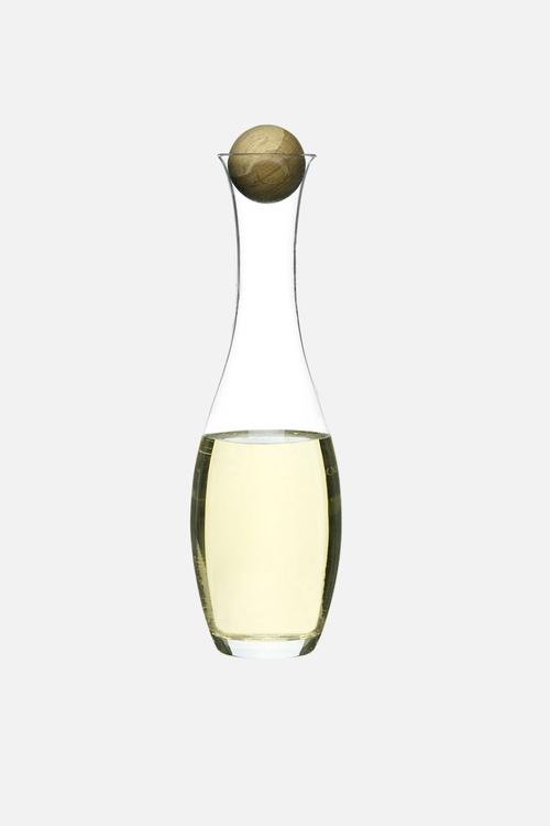 1l carafe with oak stopper