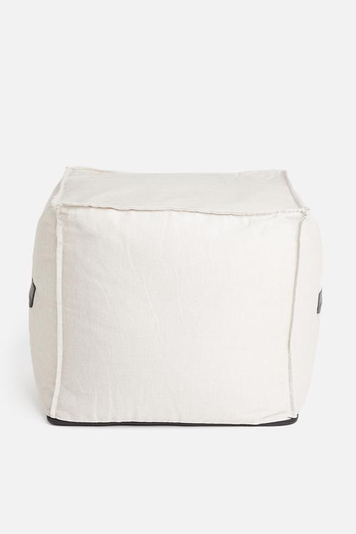 Twill ottoman - natural