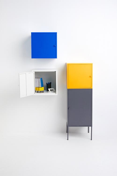 Fritz wall storage cube - white
