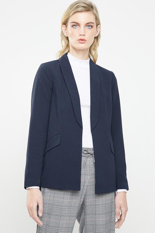 Runa longline blazer - navy