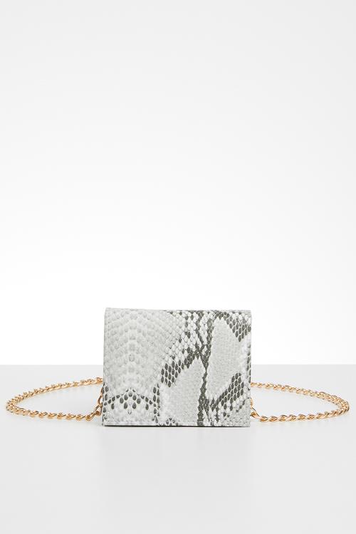 Celaclya wallet - grey & green