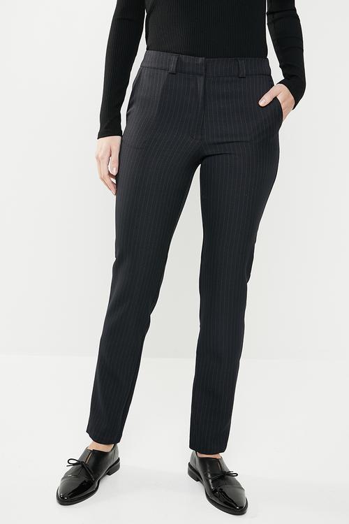 Classic ankle grazer pants - navy