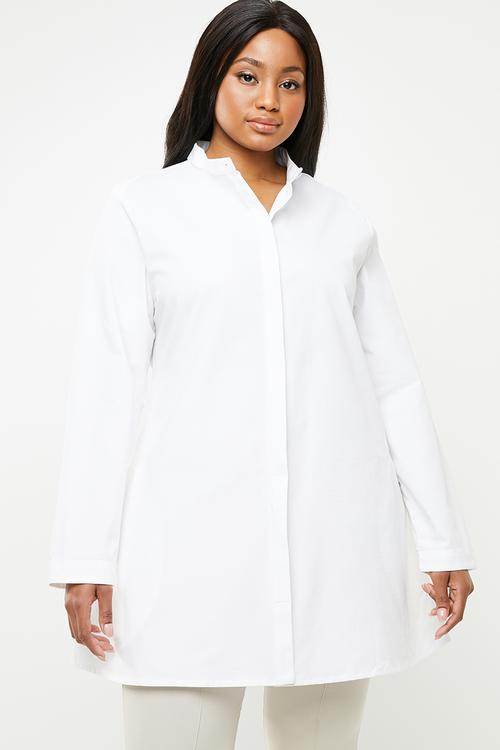 Nonku tunic shirt - white