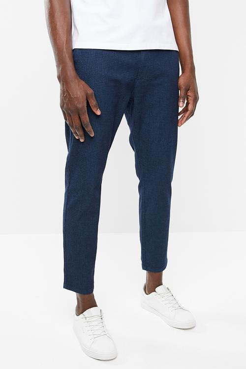 Mark structure pants - blue