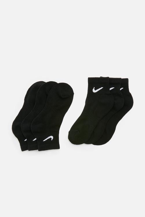Nike everyday cushion 3 pack ankle socks - black