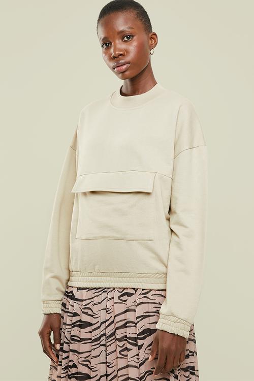 Utility sweat - beige 