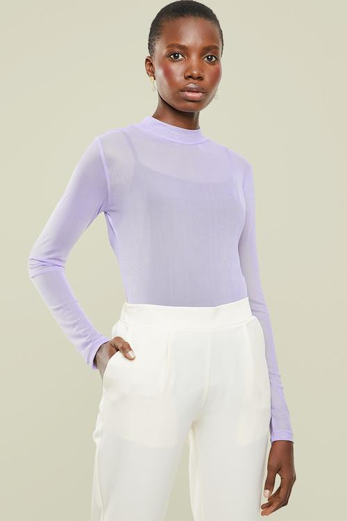 Mesh tee - purple 