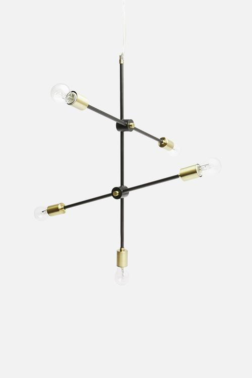 Molecule pendant - black