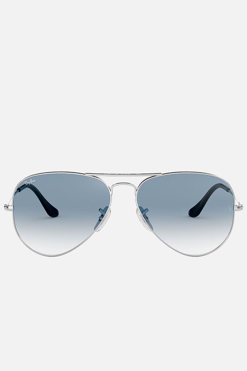 Ray-ban aviator gradient rb3025 003/3f - crystal gradient light blue