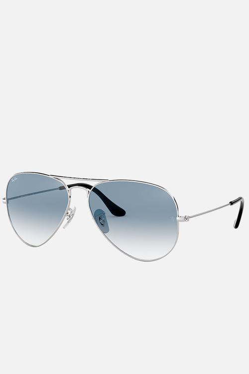 Ray-ban aviator gradient rb3025 003/3f - crystal gradient light blue