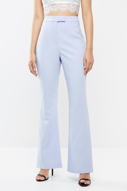 Flared trousers - blue