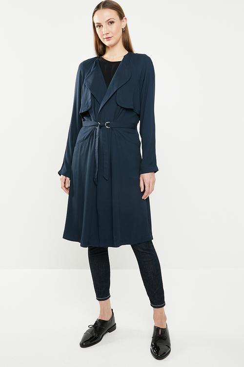 Light weight trench coat - navy