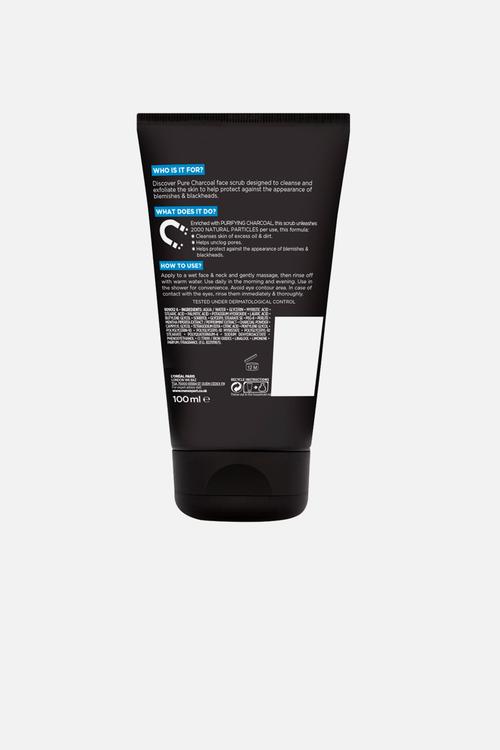Pure Charcoal Face Scrub - 100ml