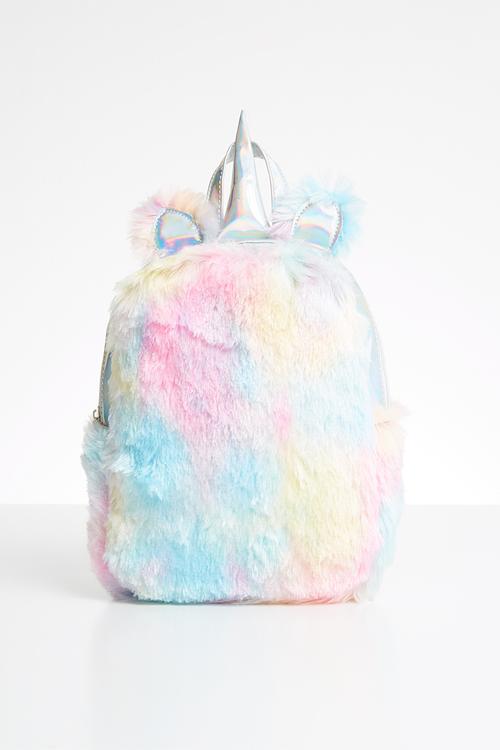 Fluffy backpack - multi