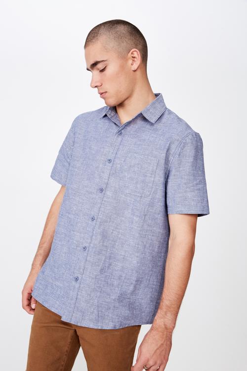 Premium short sleeve shirt - blue 