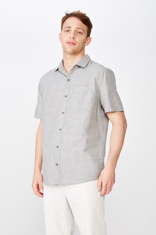 Premium short sleeve shirt - grey 