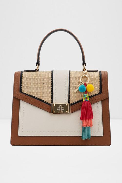 Isili - cognac & beige 