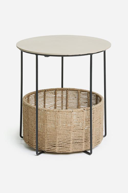 Rocco storage side table