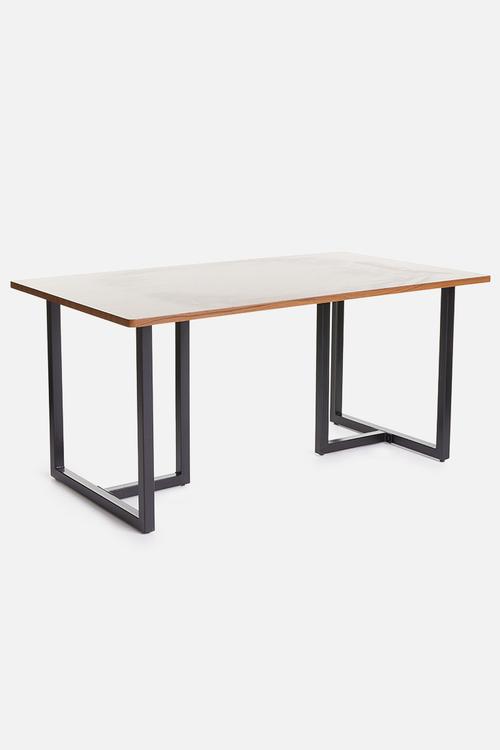 Industrial dining table - brown