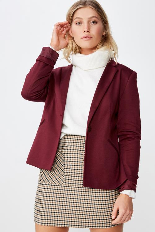 Simba blazer - burgundy 
