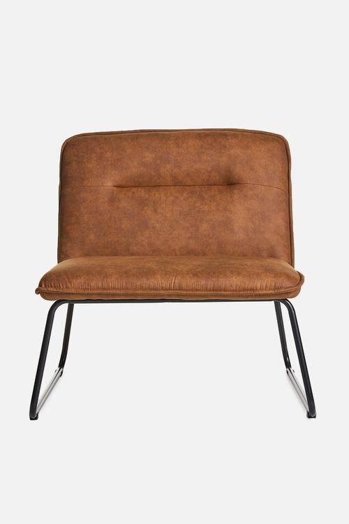 Cross chair - brown