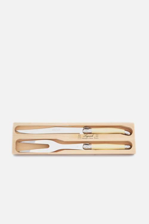 Carving set - ivory