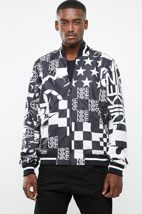 Nsw nsp jkt aop scorp - black & white 