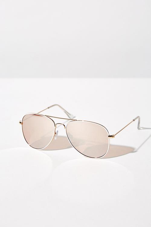 Arabella metal sunglasses - rose gold 