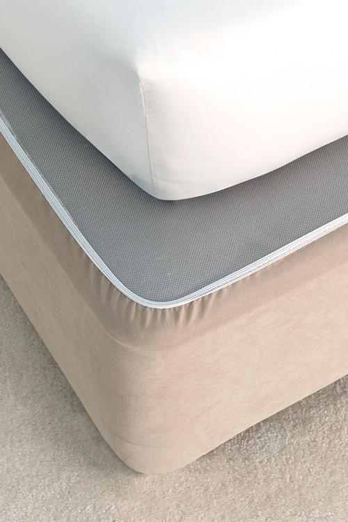 Suedette bedwraps - linen