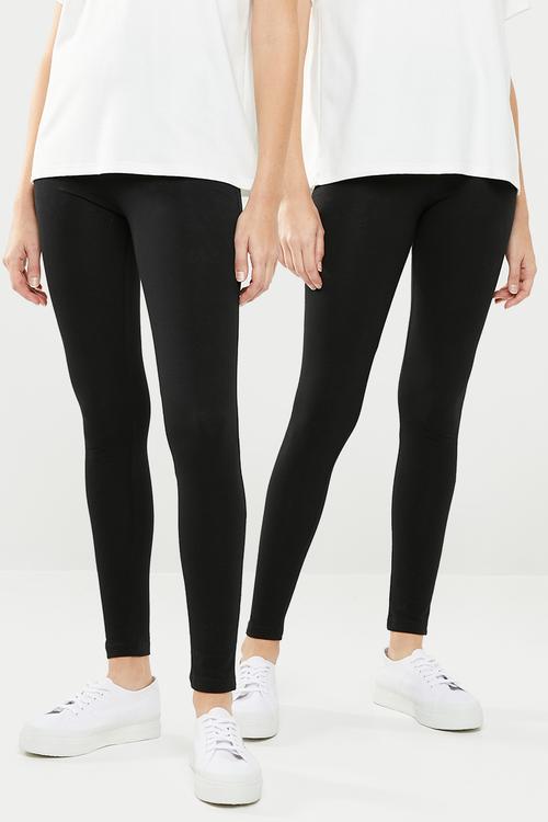 Leggings 2 pack - black 