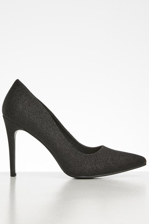 Leigh court heel - black 